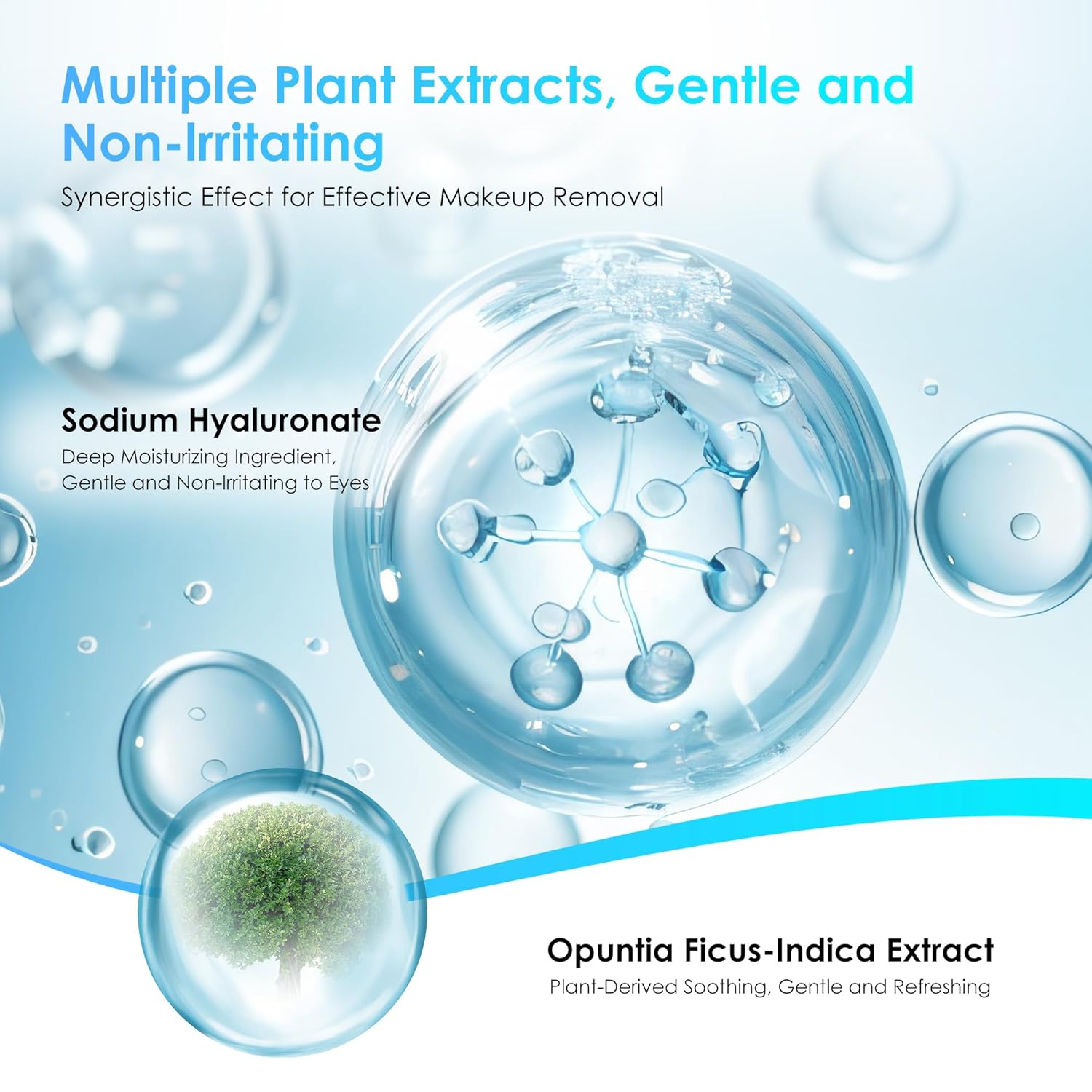 Makeup Remover Cotton Swabs, 4-Pack x 50 Count, Eye & Lip Sticks remover With White Lily, Liquid-Filled Makeup Remover Swabs, Space Saving and Travel Essentials