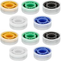 Patelai 10-Pack Shower Flow Restrictors (1.5/1.8/2.0/2.5/3.0 GPM) - Water Saving Limiters for Fixed/Handheld Showers, Bathroom, Kitchen