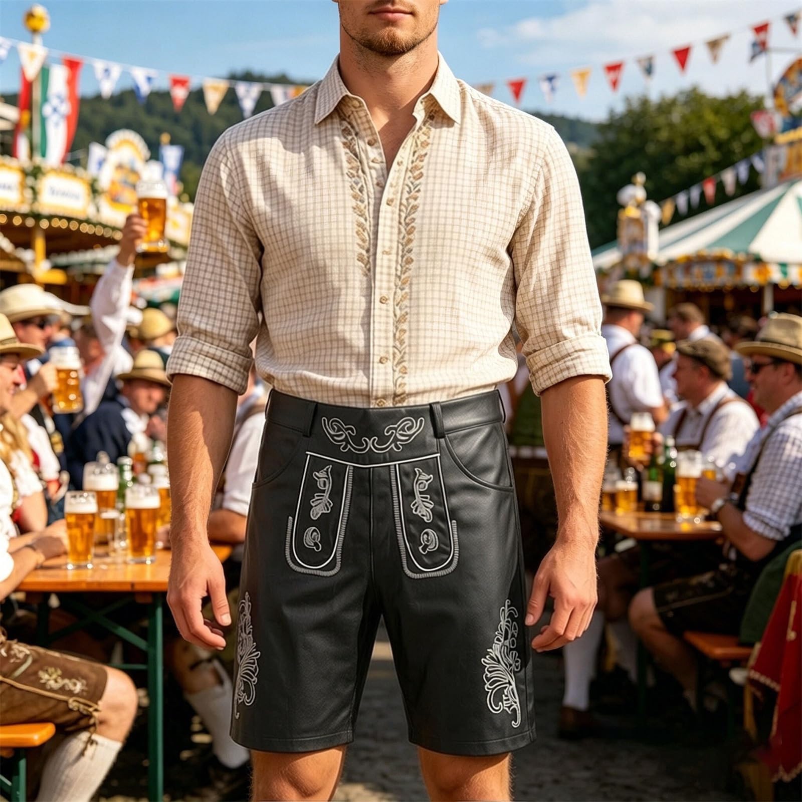 Sommer-Shorts für Herren, bequem und stilvoll, Herren-Shorts, Vintage, locker
