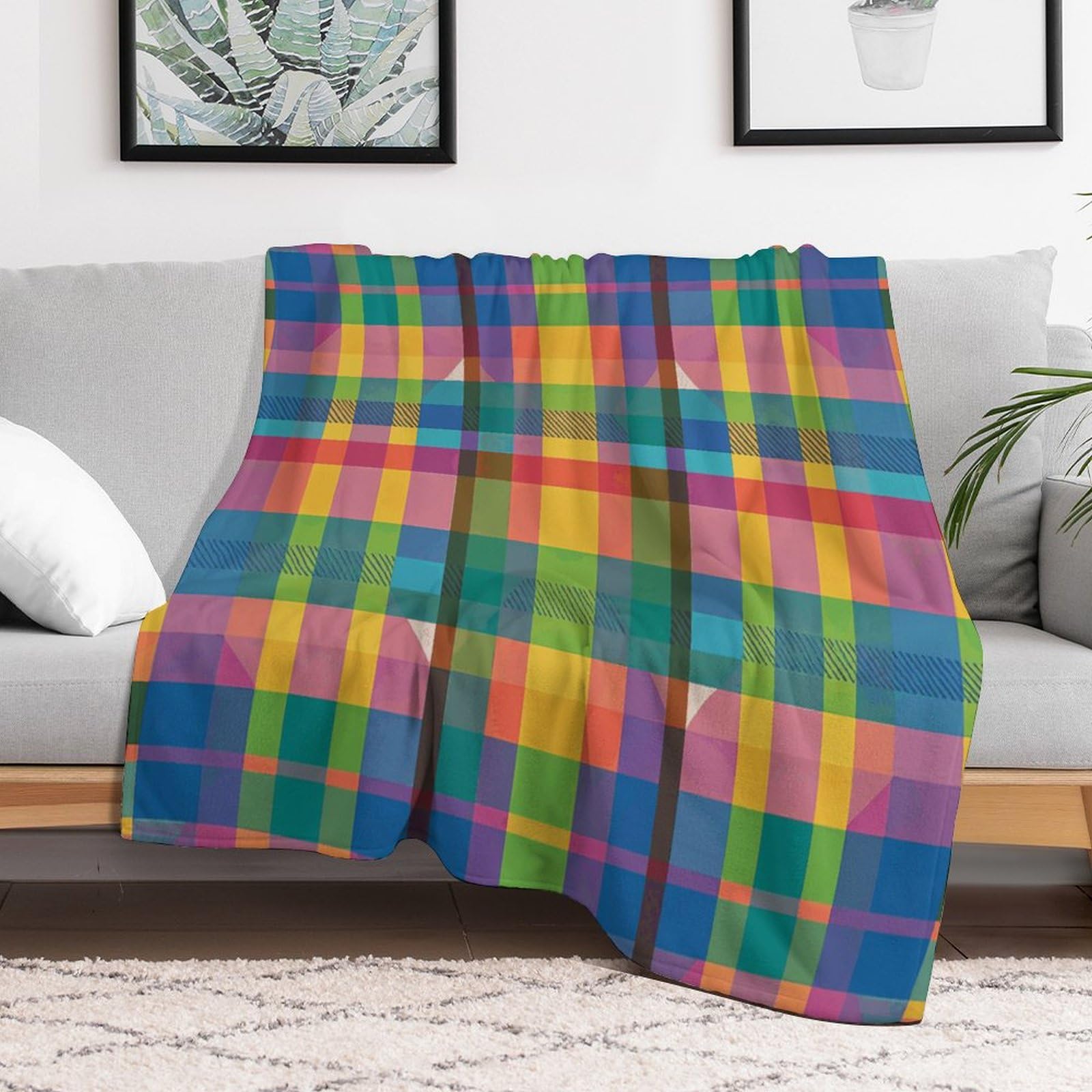 Couverture en micro polaire pour la climatisation et les soirées cocooning