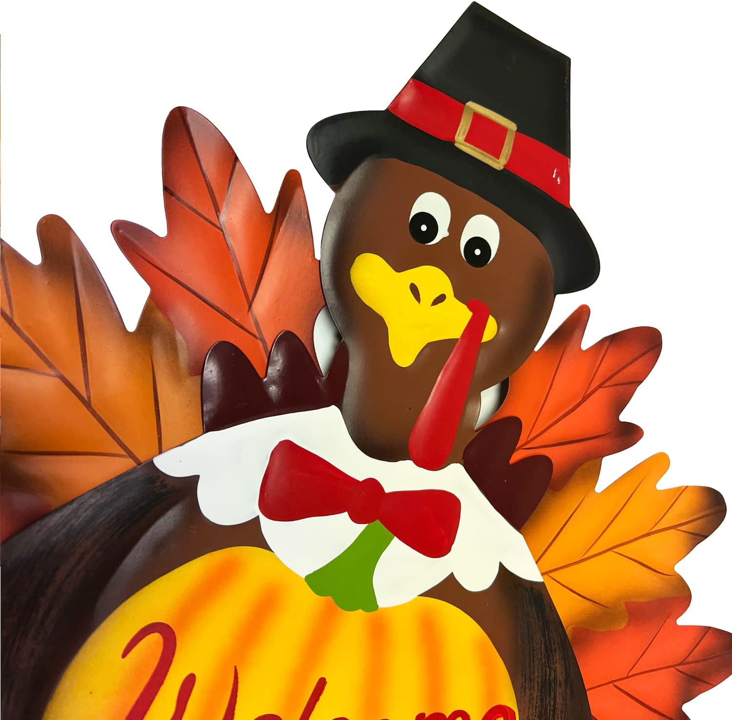 Metal Turkey Harvest Garden Stakes Fall Thanksgiving Yard Decor,Autumn Fall Yard Welcome Signs for Patio Pathway Outdoor Decorations