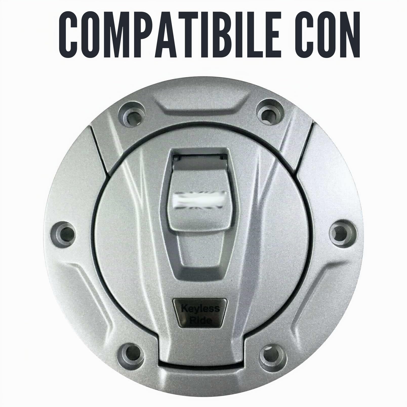 Protezione Adesivo Resinato TAPPO SERBATOIO compatibile con/sostitutivo per Moto BMW R 1250 GS RALLYE e Adventure 2021