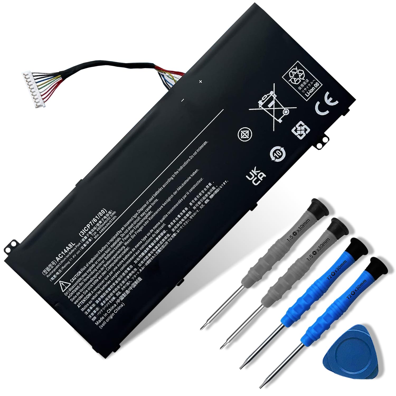 Amazon.com: Dentsing AC14A8L Laptop Battery Replace for ACER V15