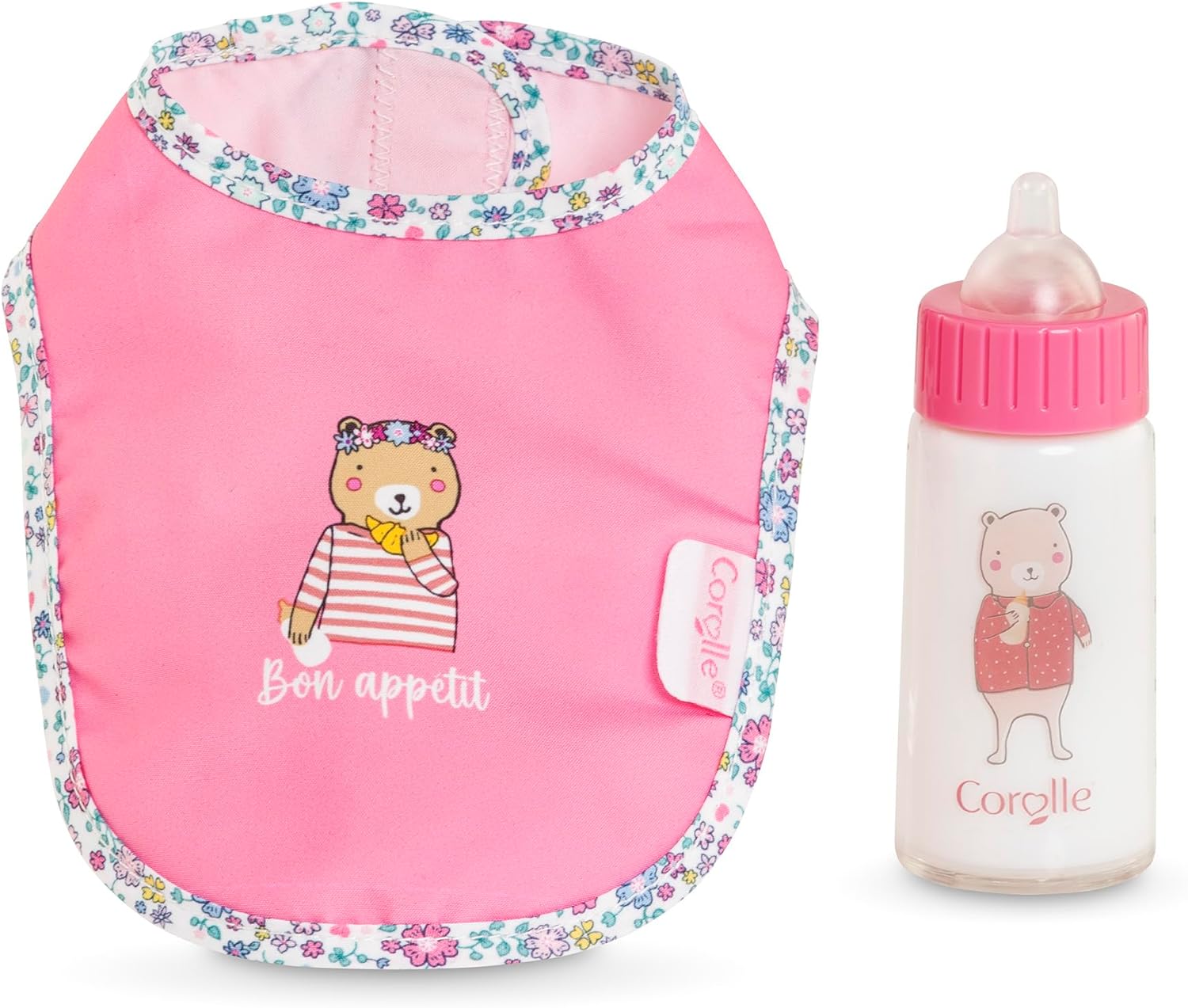 Corolle Magical Baby Bottle with Accessories Interactive Toy for Kids Age 3 and Up Educational Playtime