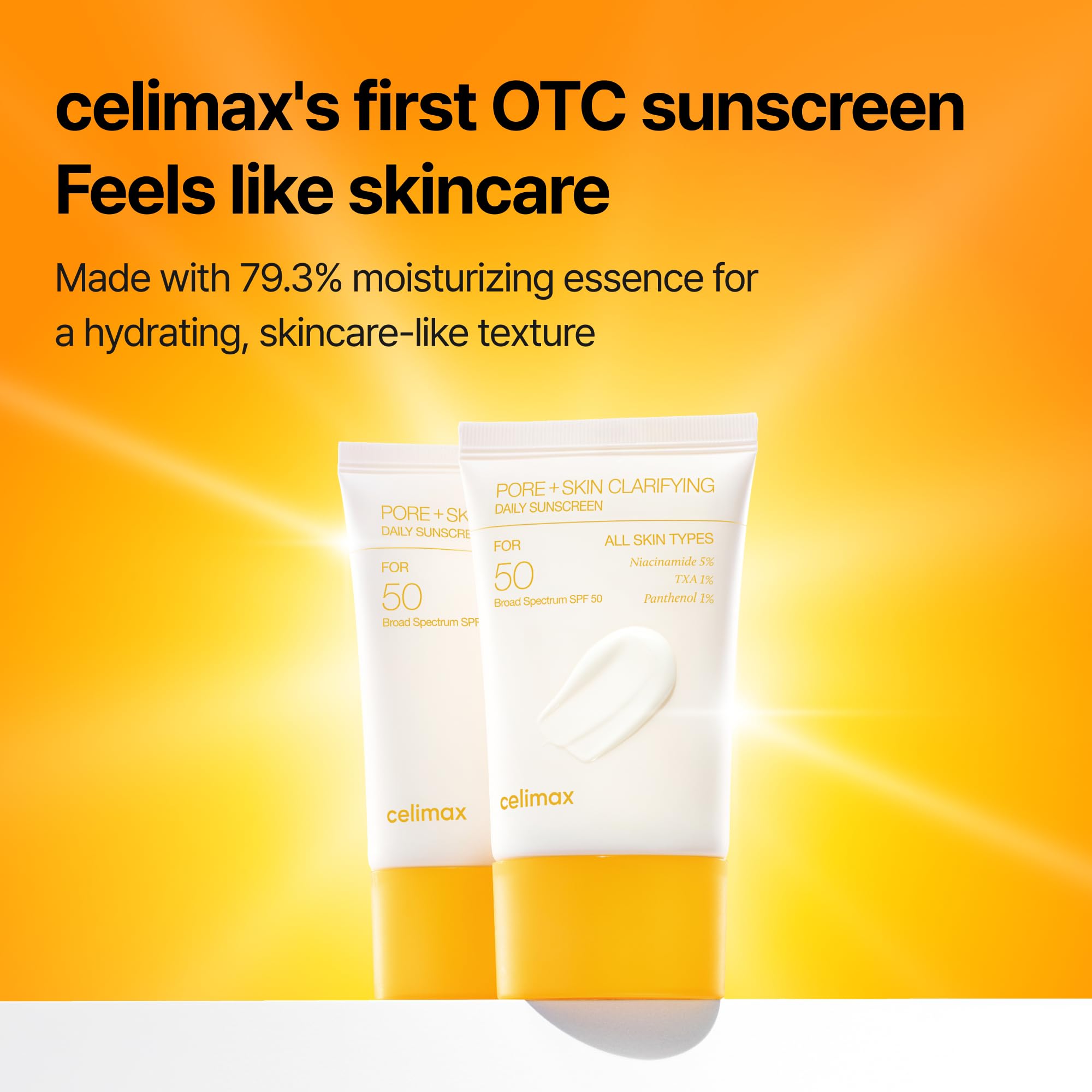 celimax Pore+Skin Clarifying Daily Sunscreen SPF 50 Broad Spectrum