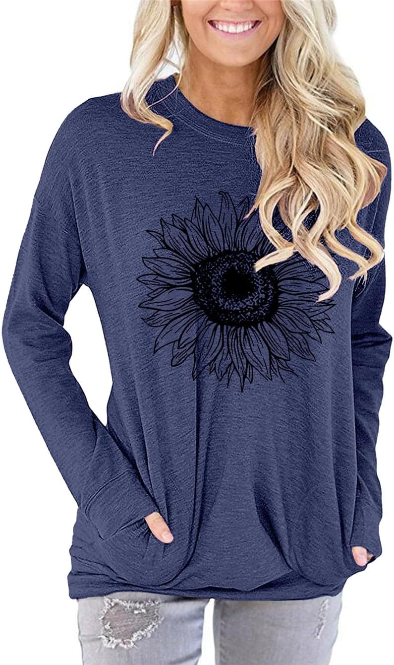 onlypuff Long Sleeve Shirts for Women Fall Fashion Tops Clothing - Image 2