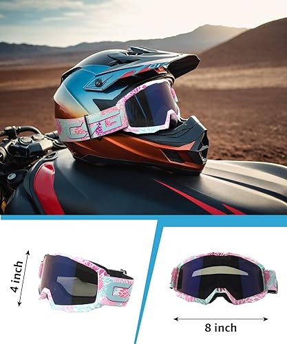 Miniatura 5 de CRG Sports Gafas de motocicleta ATV Dirt Bike Off Road Racing Motocross para hombres, mujeres y adultos