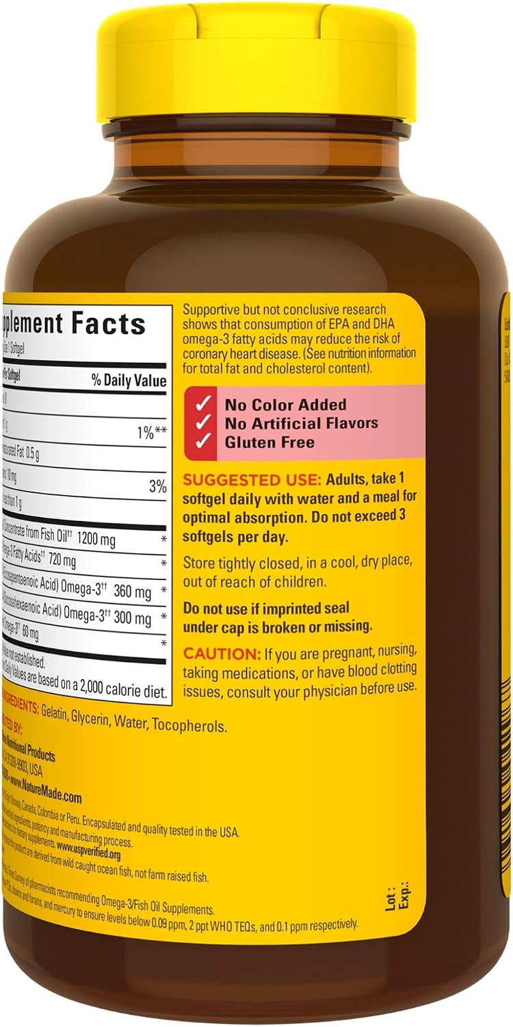 Nature Made Fish Oil 1200mg One 
