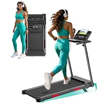 Portable Walking Pad Treadmill with Incline Handle Bar for Home Small