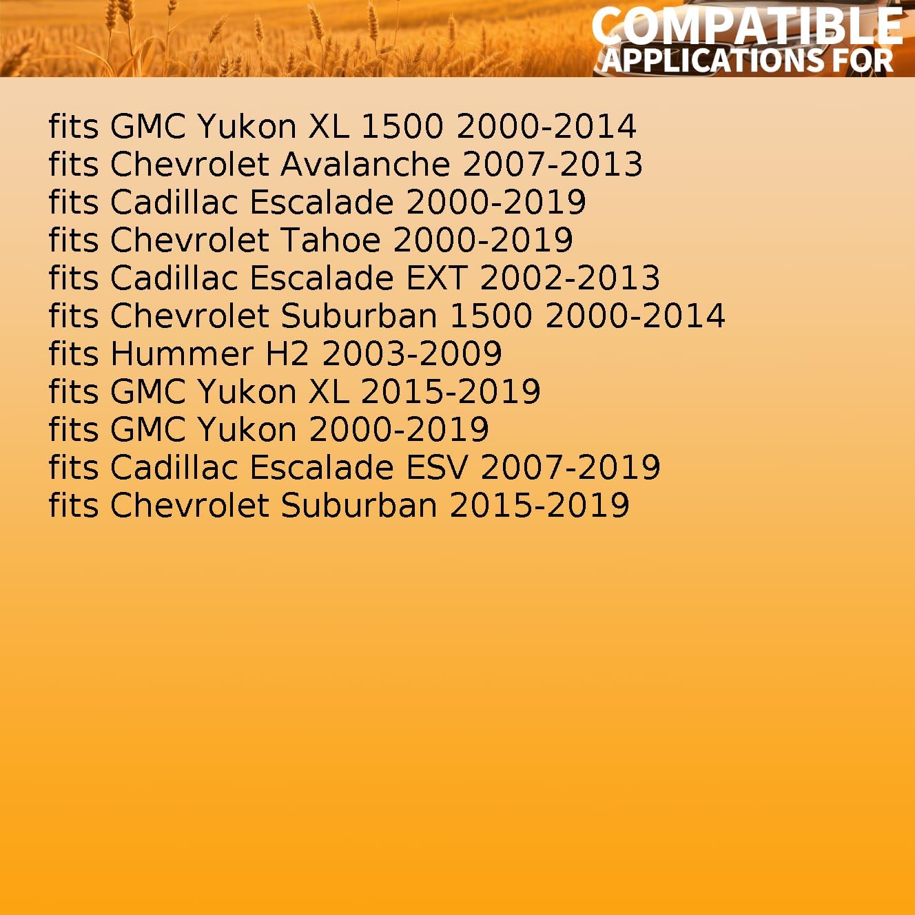 1 Pcs Suspension Track Bar Rear fits Chevrolet Avalanche,Tahoe,Suburban 2000 2001-2019 fits Cadillac Escalade EXT, ESV 2000-2019 Replacement 22863710, 15039398, 22902203