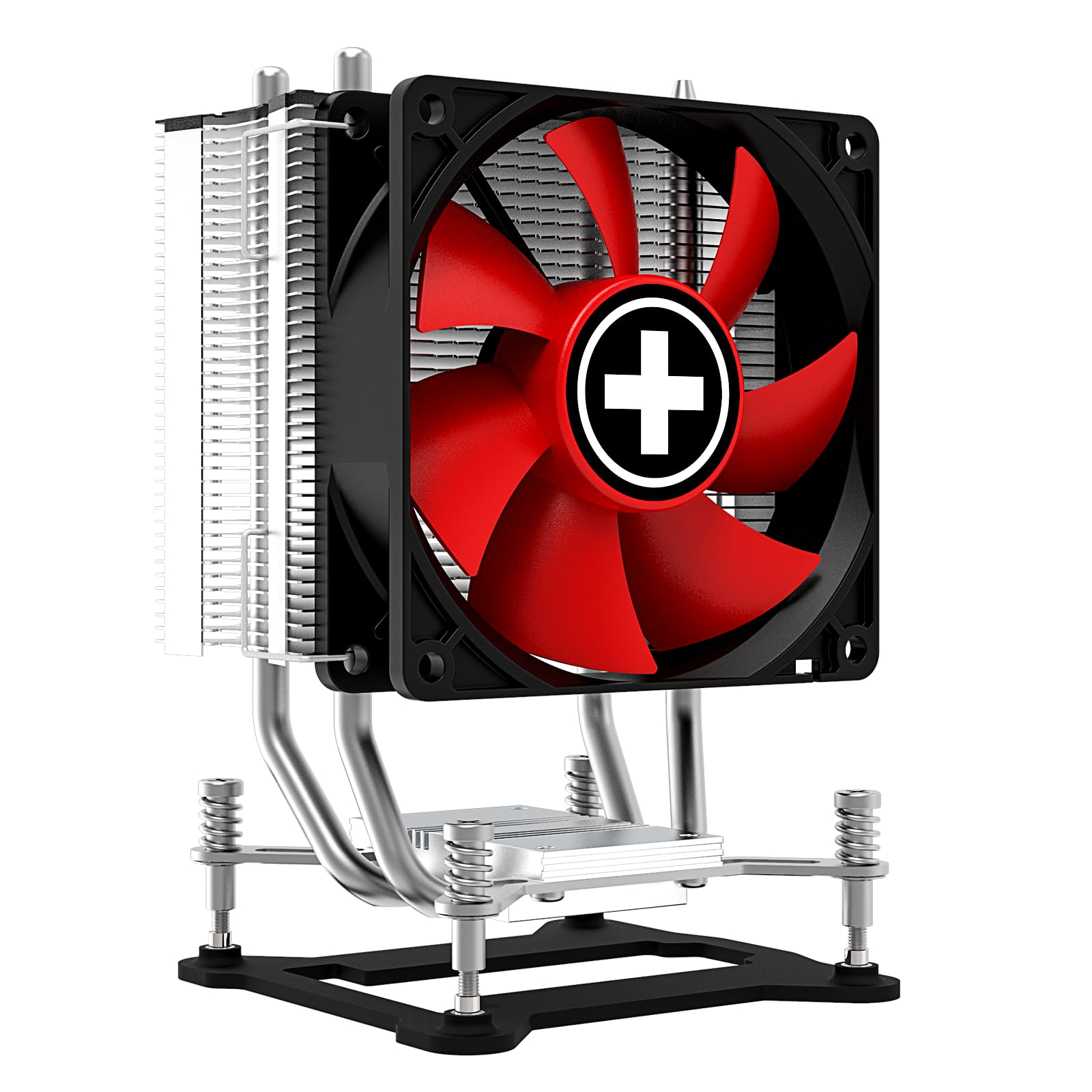 Xilence I402 Ventilateur CPU Tower Intel, LGA 1150/1151/1155/1156/1700/1200, 130W TDP, ventilateur PWM silencieux de 92 mm, installation facile, idéal pour PC Gaming/Office/Home, argent