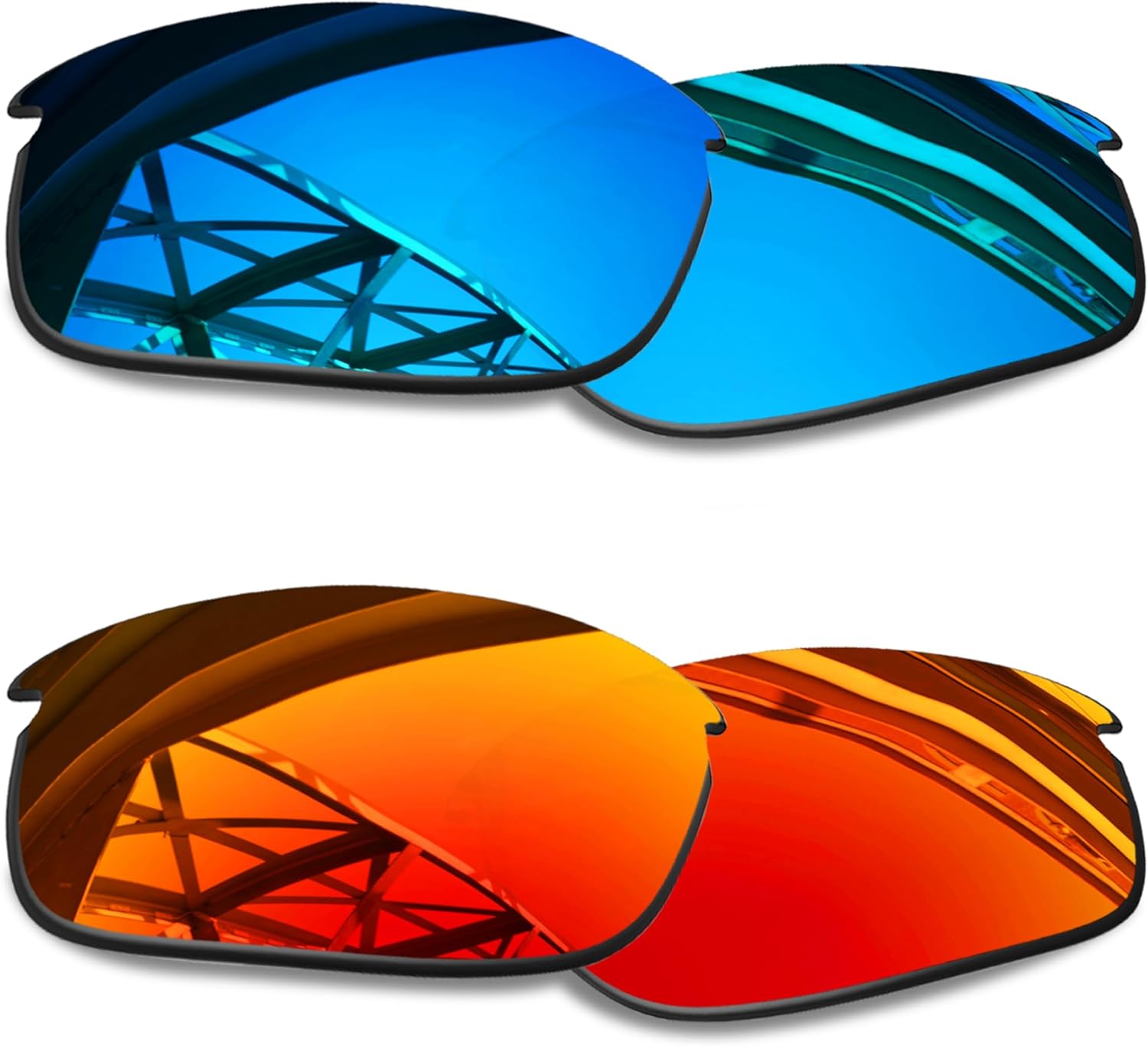 SmartVLT Men's Replacement Lenses for Oakley Bottlecap Sunglass - More Options