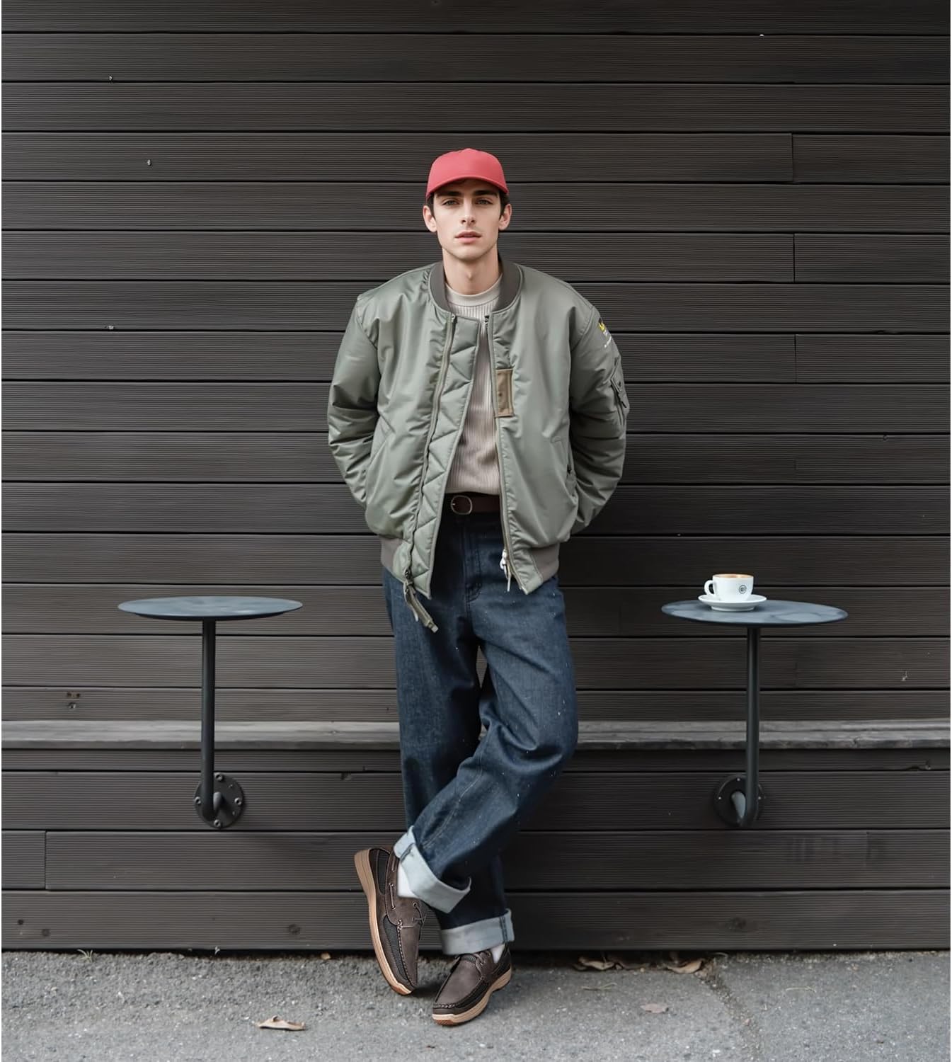 Vostey Men's Boat Shoes Slip On Stylish Casual Loafers Deck Shoes for Men - Image 2