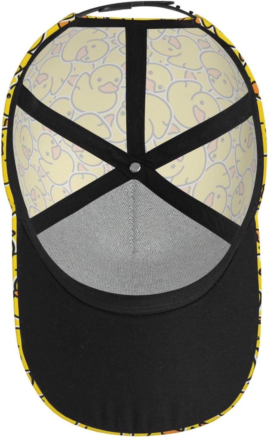 Cute Duck Print Hats Women Men Duck Print Baseball Cap Adjustable Trucker Hat, One Size