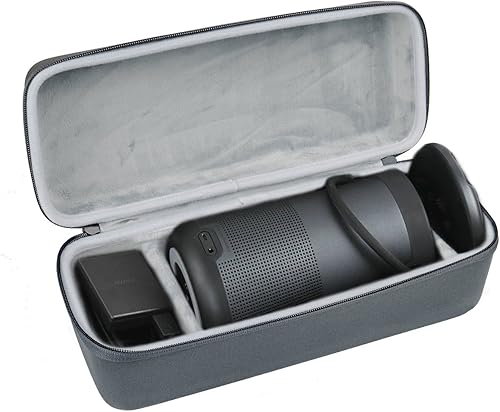 Miniatura 4 de getgear - Funda para altavoz Bluetooth Bose SoundLink Revolve+ (Serie II), Revolve + y Revolve, compartimentos personalizados también para cuna de