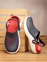 URJO Italia Meta Men’s & Boys’ Casual Clogs/Sandals | Soft Sole, Waterproof & Lightweight | Comfortable, Extra Soft & Stylish with Adjustable Back Strap | Indoor & Outdoor Everyday Wear (URJO by Neoz) URJO-M-META-NVY-RED_9 gallery image