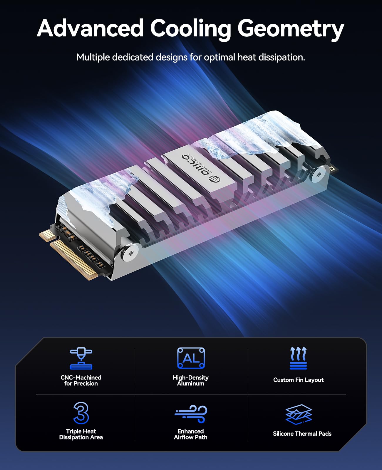 Amazon | ORICO OS5 PS5拡張用4TB SSD, 読取7450MB/s 書込6500MB/s 3D 