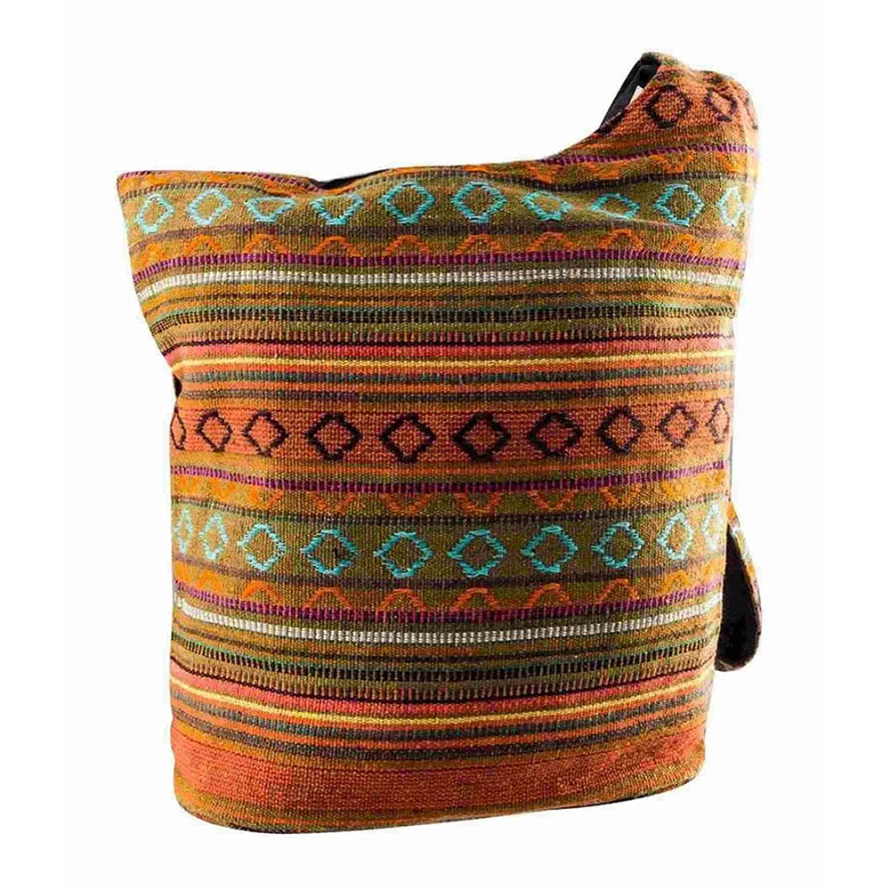 Little India Multi Color Dari Ladies Shoulder Bag 13"x15"x3" - Image 3 thumbnail