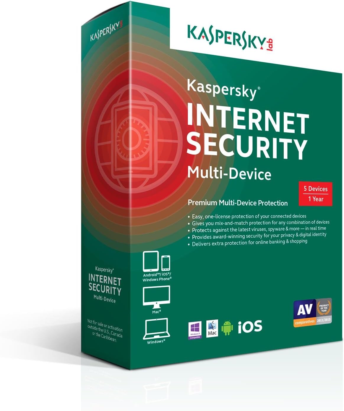 Kaspersky Internet Security Multi-Device 2015 5 Devices, 1 Year