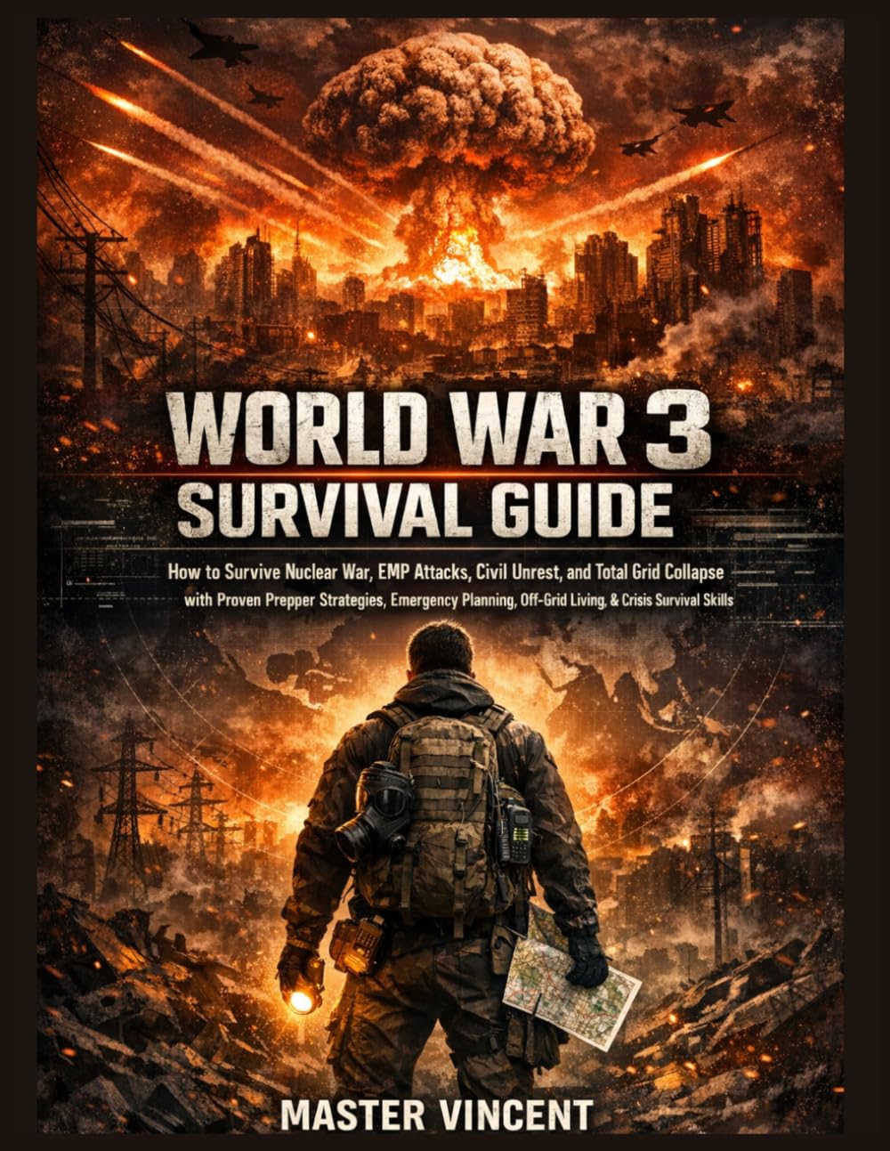 WORLD WAR 3 SURVIVAL GUIDE: How to Survive Nuclear War, EMP Attacks, Civil Unrest, and Total Grid Collapse with Proven Prepper Strategies, Emergency Planning, Off-Grid Living, & Crisis Survival Skills