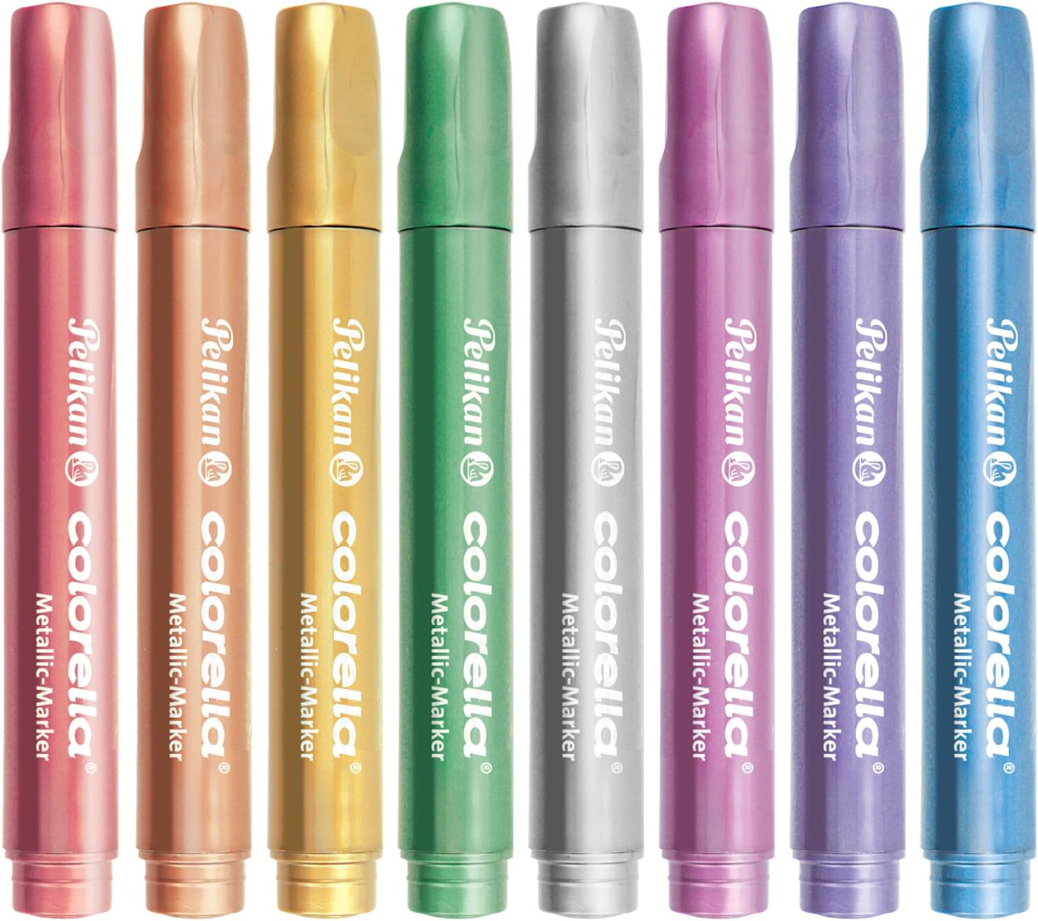 Pelikan Colorella Metalik 411 Keçeli Kalem 8li Kutu