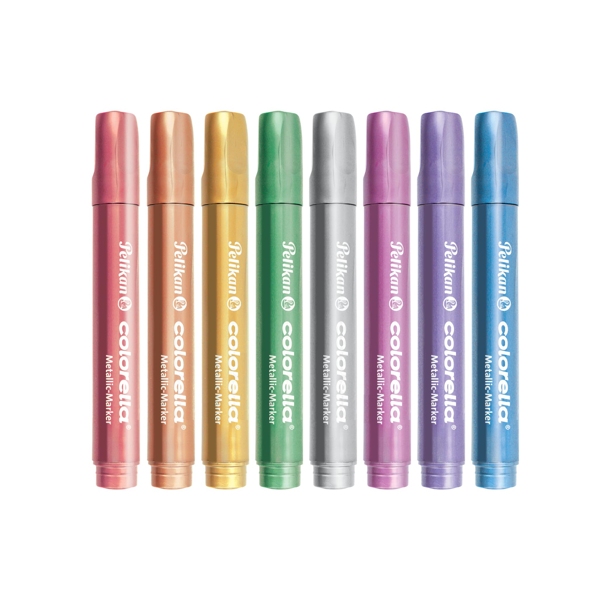 Pelikan Colorella Metalik 411 Keçeli Kalem 8li Kutu