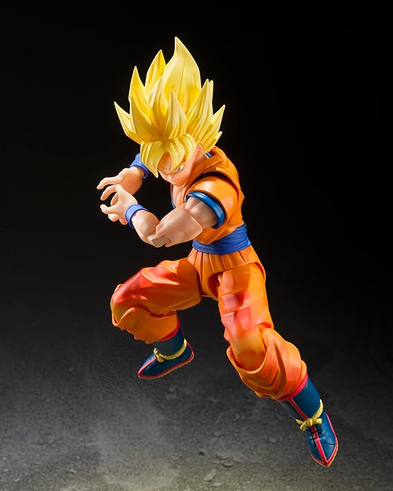 TAMASHII NATIONS - Dragon Ball Z - Super Saiyan Son Goku (The Games Begin) S.H.Figuarts Action Figure