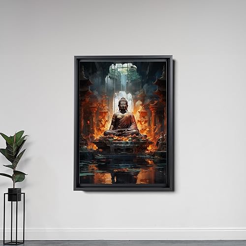 Miniatura 6 de Yoga Wall Decor, Yoga Wall Art, Buda Canvas Art, Buda Decor, Buda Canvas Print, Luxury Framed Wall Decor, Canvas, Art Print