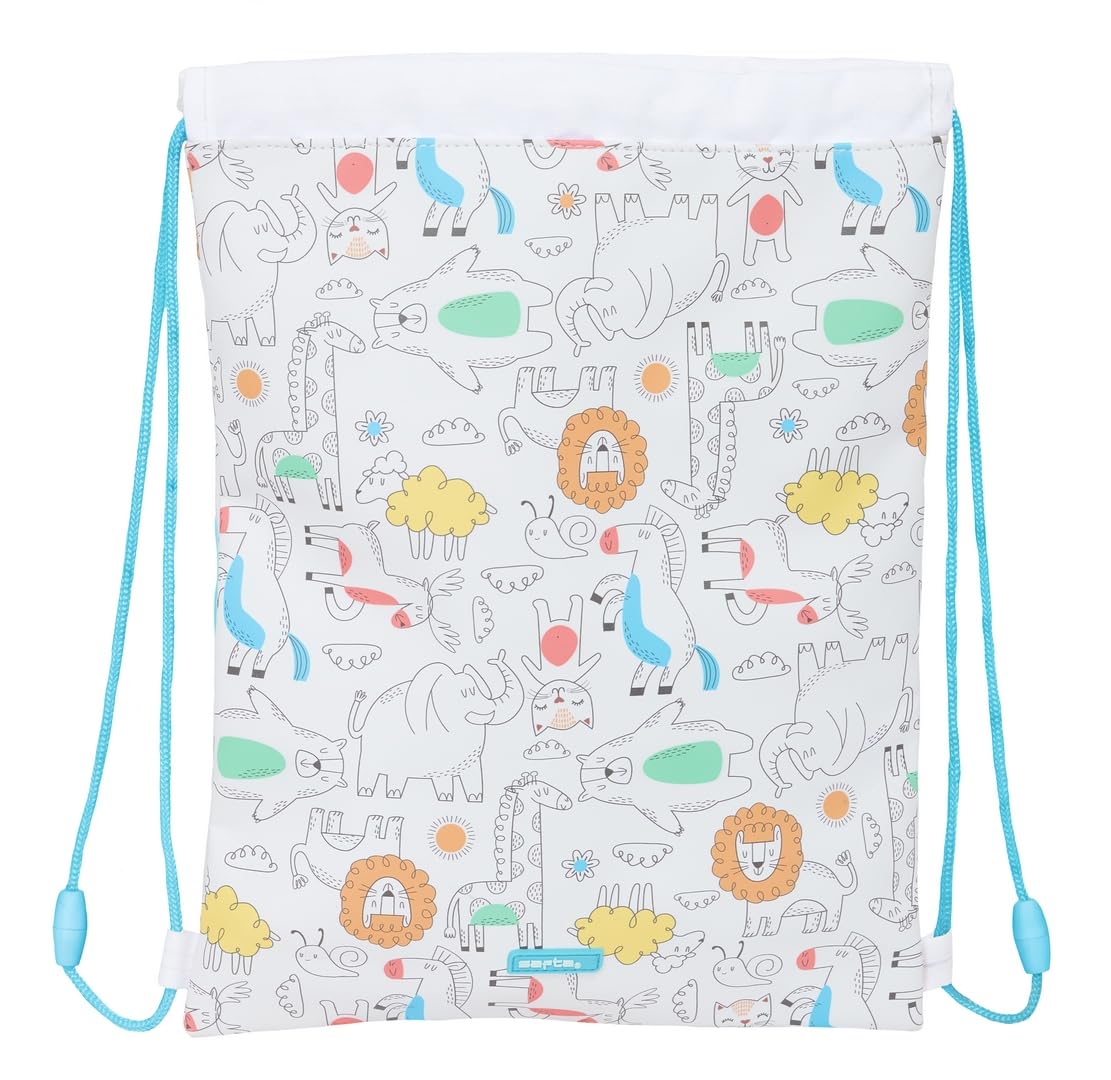 Safta Preschool Zoo Gymsack One Size