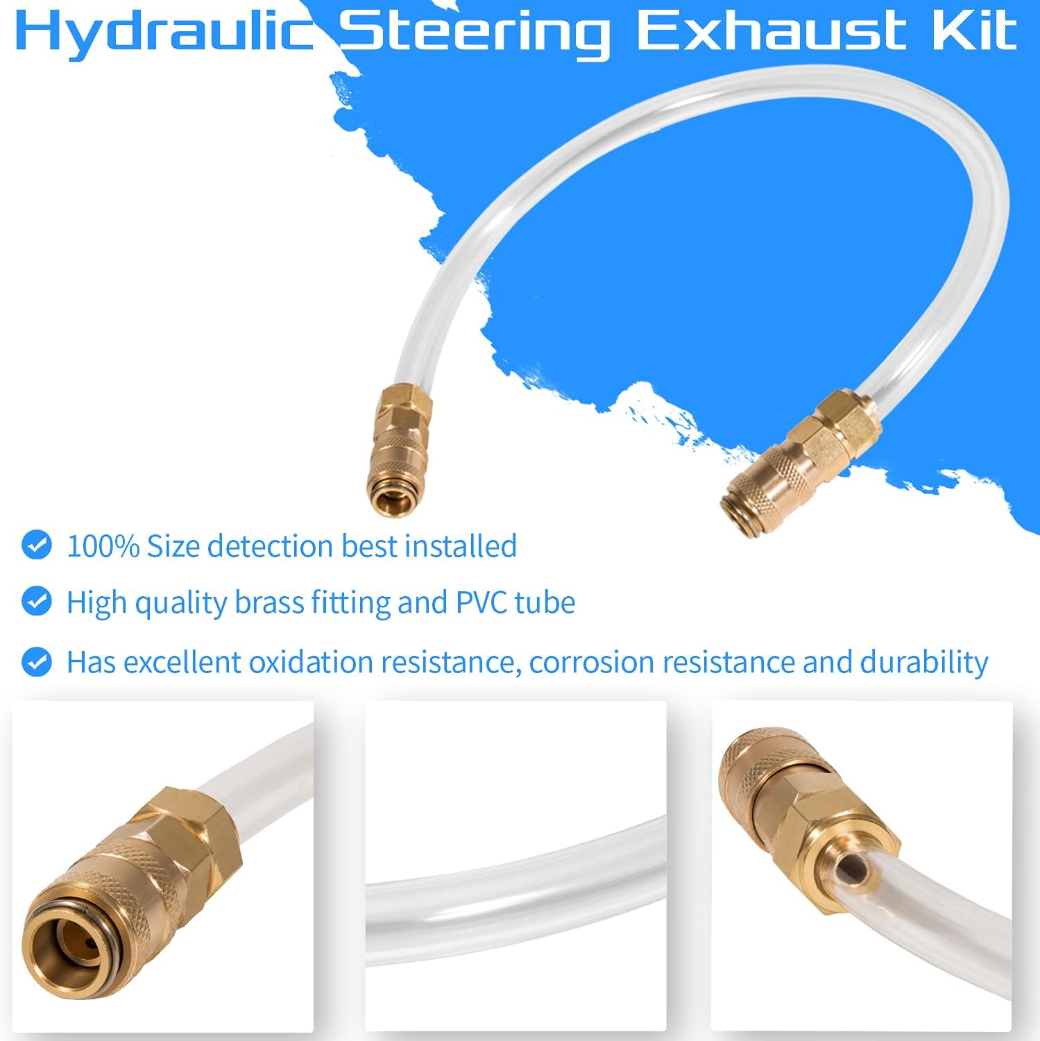 Sunluway Bleed Kit Filler Kit Fit for Seastar Hydraulic Steering System : Sports & Outdoors