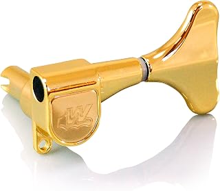 Wilkinson Tuners/Machine Heads WJB650 Gold Right Handed 20:1 Gear Ratio for Bass Guitar (Right-Handed Guitar, Gold)