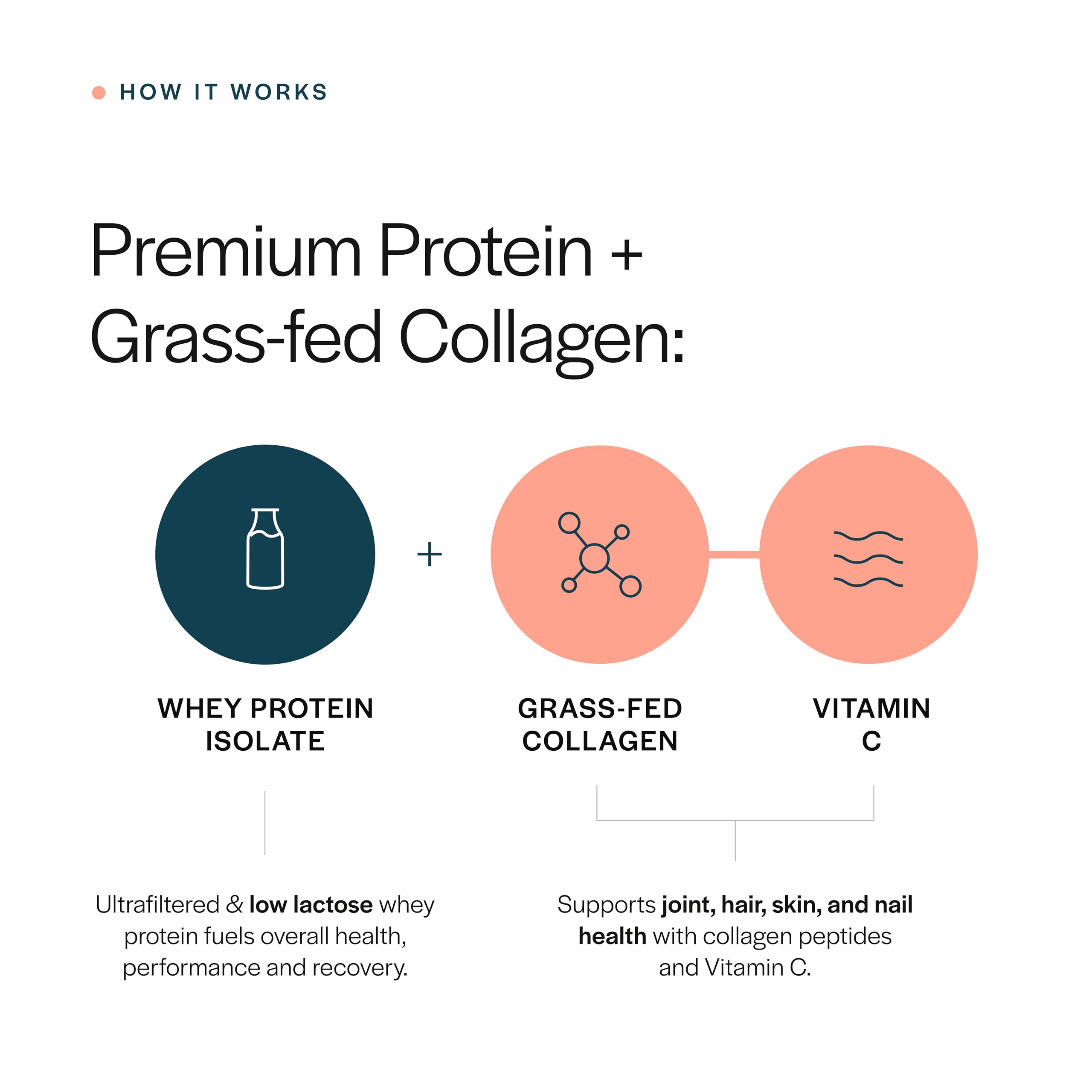 Gainful Collagen Whey Protein Powder, 21g Protein, Unflavored, 14 Servings — Amazon image 5