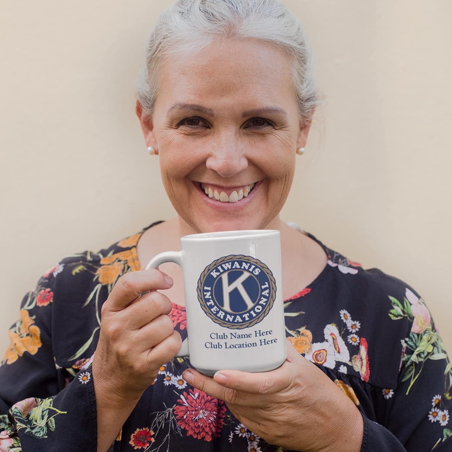 VictoryStore 15 Ounce Coffee Mugs: Kiwanis Coffee Mug, Custom Club Name Text, Officially Licensed Kiwanis International Key Club Coffee Mugs (1)