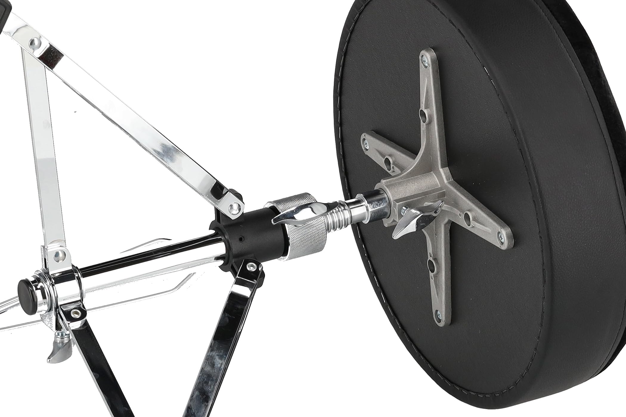 Seggiolino per batteria DT-400, tondo, altezza regolabile, doppio sostegno