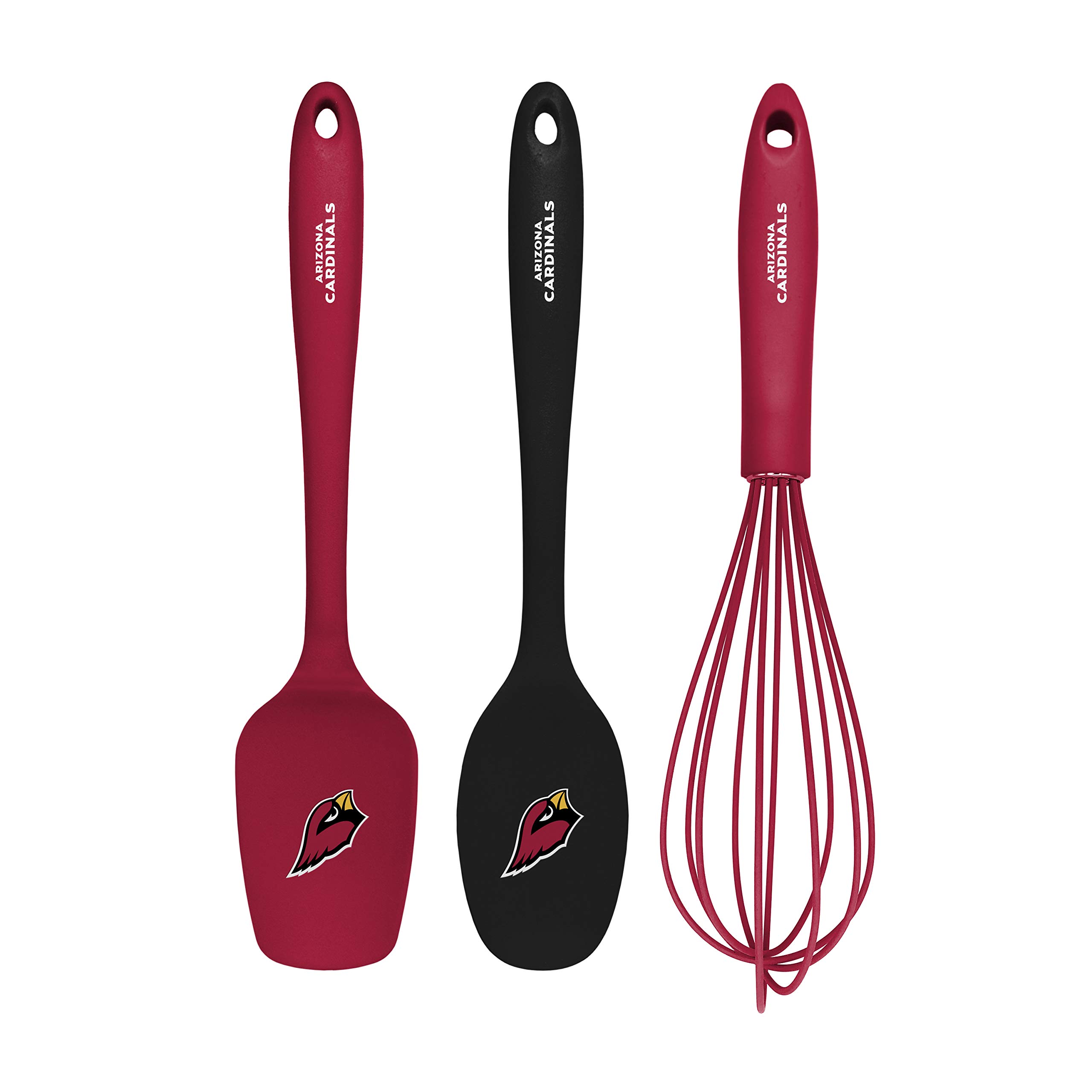 SportsVault Silicone Arizona Cardinals 3-Piece Kitchen Utensil Set