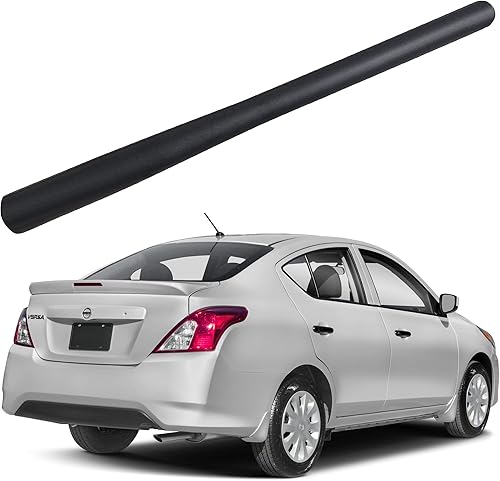 Antena de goma para Nissan Versa (2012-2019) Radio Recepción Premium - 7 pulgadas a prueba de lavado de automóvil, antena interna de cobre de