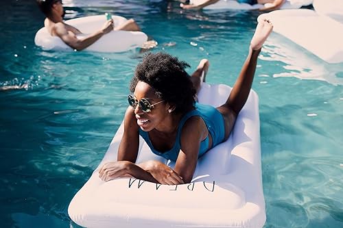 Miniatura 2 de Rae Dunn x CocoNut Float - Flotador de tumbona para adultos, tamaño adulto, multiusos, inflable y silla de descanso, flotador de balsa versátil para