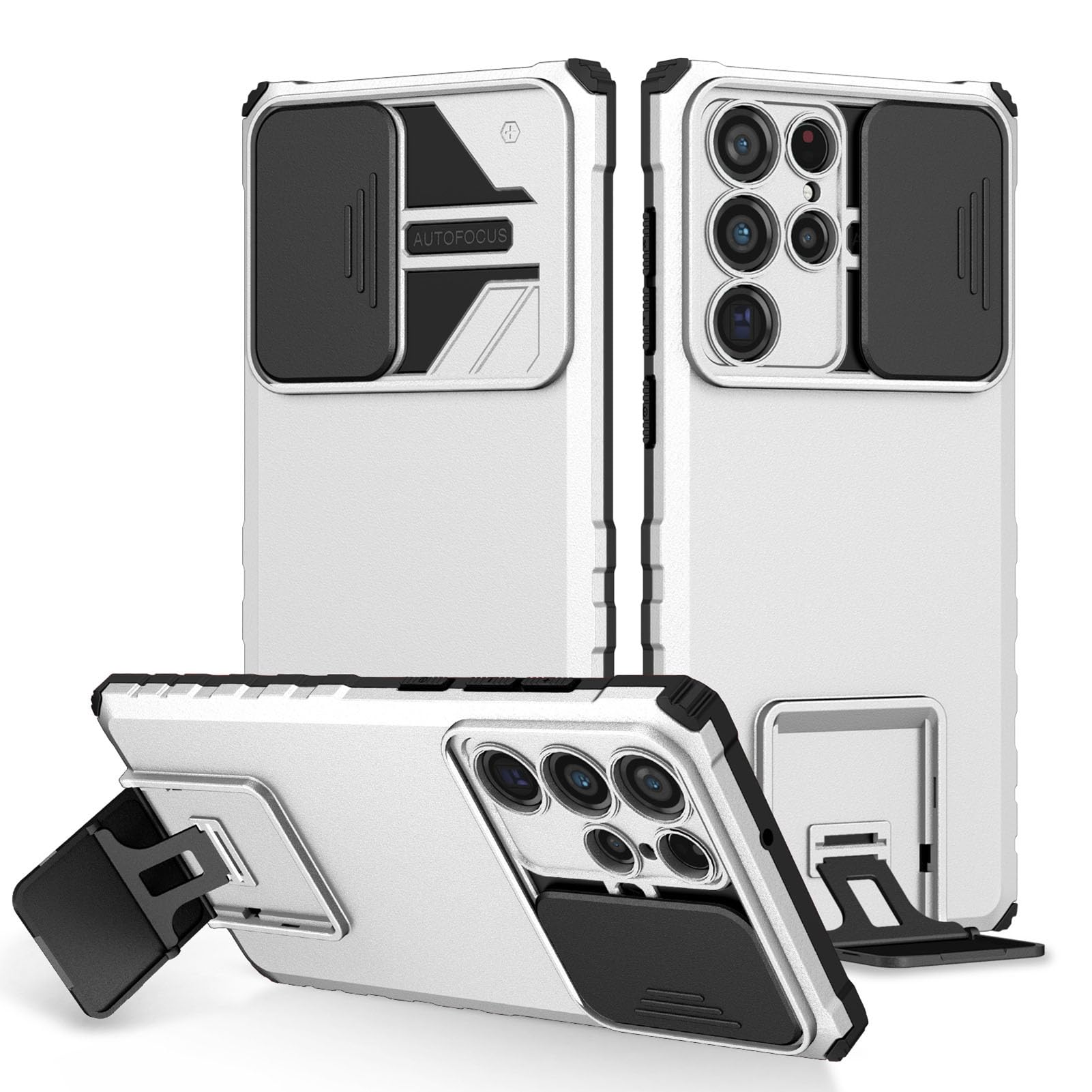Étui blanc Samsung S26 Ultra idéal pour appels vidéo et voyages