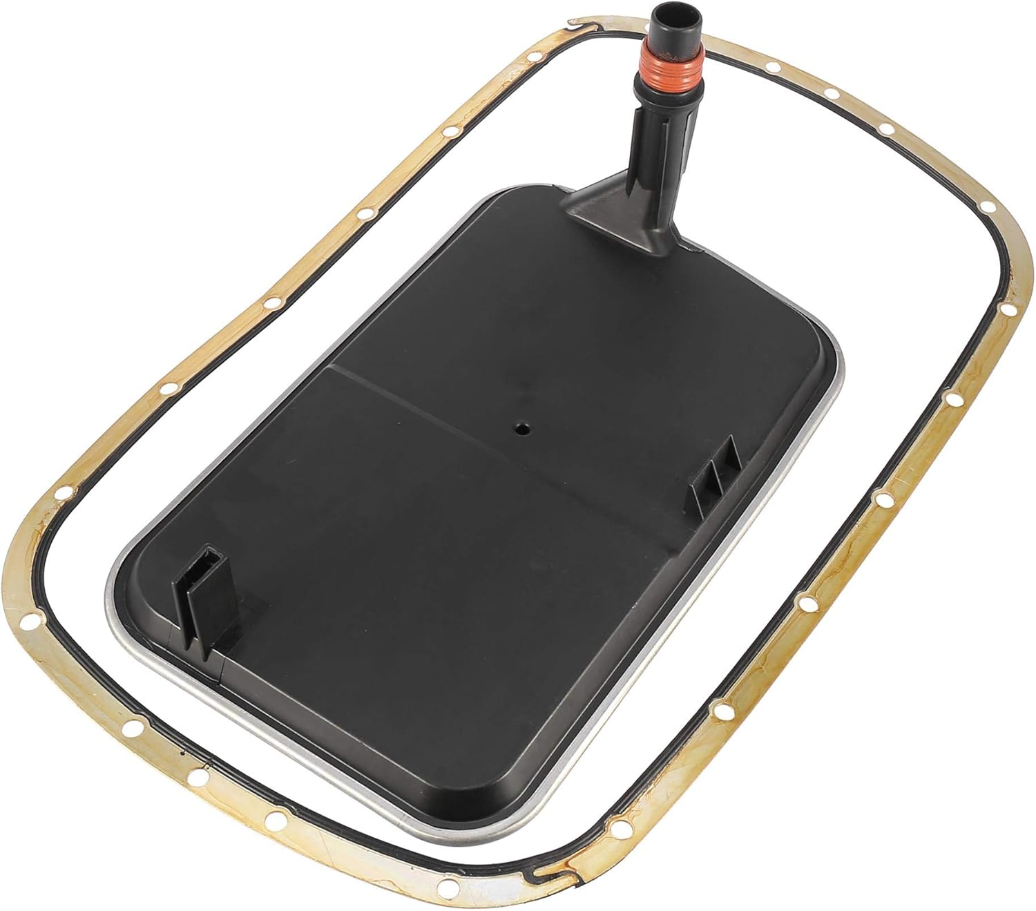 X AUTOHAUX Automatic Transmission Filter Oil Pan with Metal Gasket Kit for BMW E46 323i 325i 328i 330i E83 E36 E39 5L40E 5L50E 24117557070 24722100