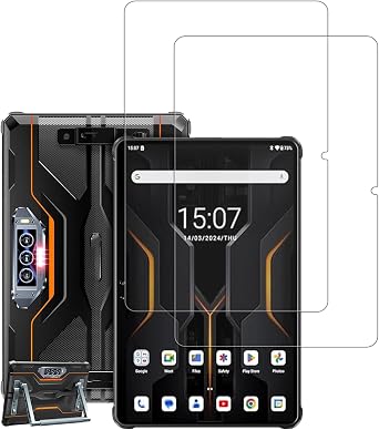[2 Pack] Screen Protector for OUKITEL RT8 Android 14 Rugged Tablet Tempered Glass Film, Screen Protector for OUKITEL RT8 11 Inch Anti-Scratch & Sensitive & 9H Hardness
