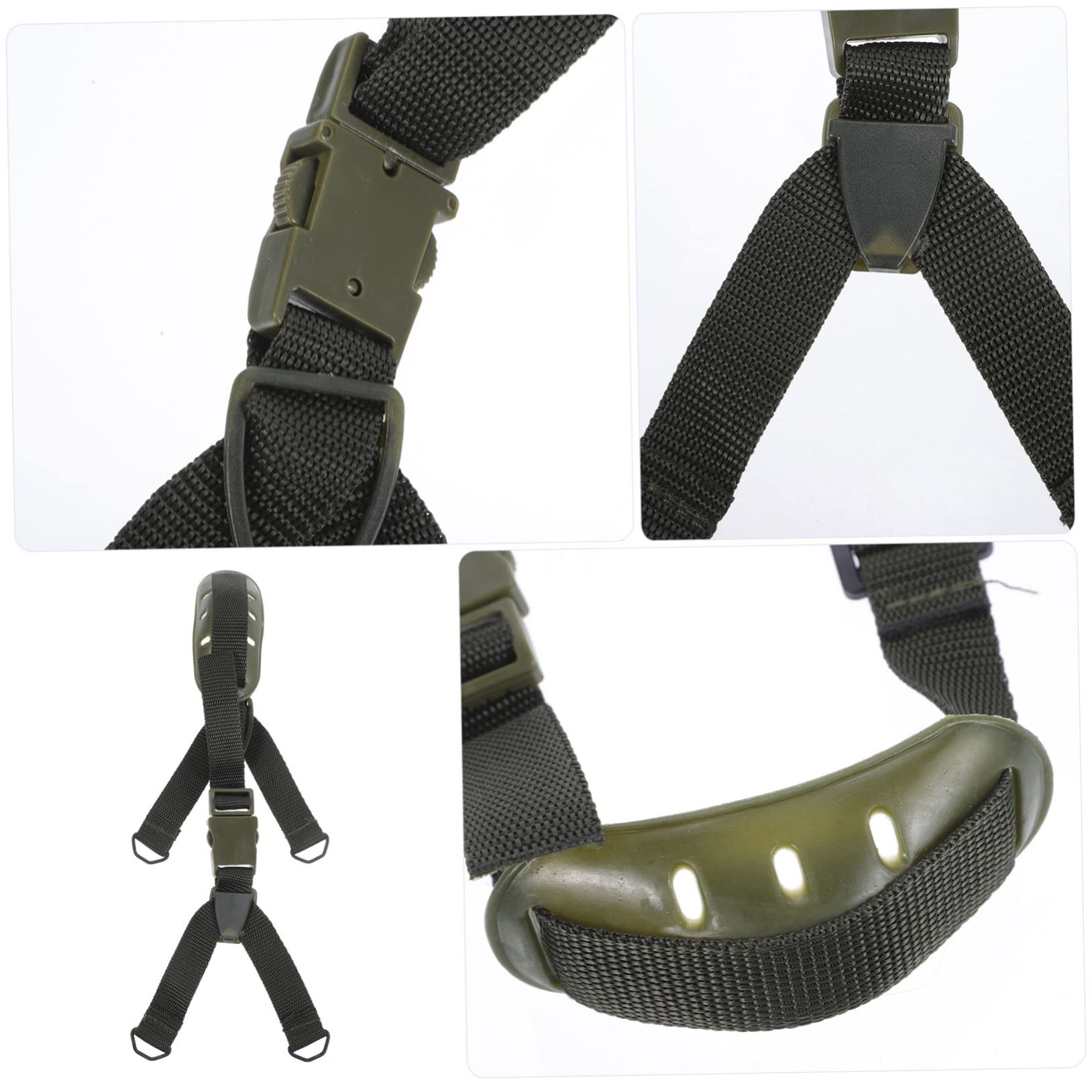 VILLCASE Helm Kinnriemen Schutzhelmgurt Kinnriemen Für Schutzhelm Ersatz-kinnriemen Hardhat-kinnriemen Schlüsselband Für Schutzhelme Plastik Olive Green
