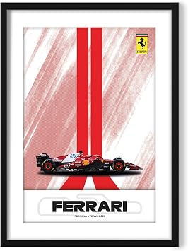POSTCOST3R Formula F1 Table Poster No:0028 (Framed)