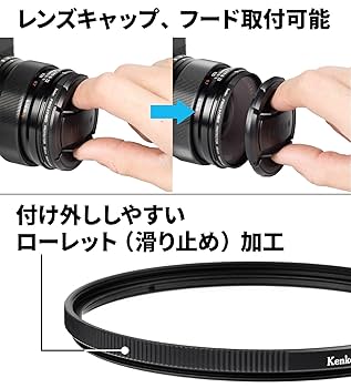 Amazon | 【Amazon.co.jp限定】Kenko 62mm 撥水レンズフィルター