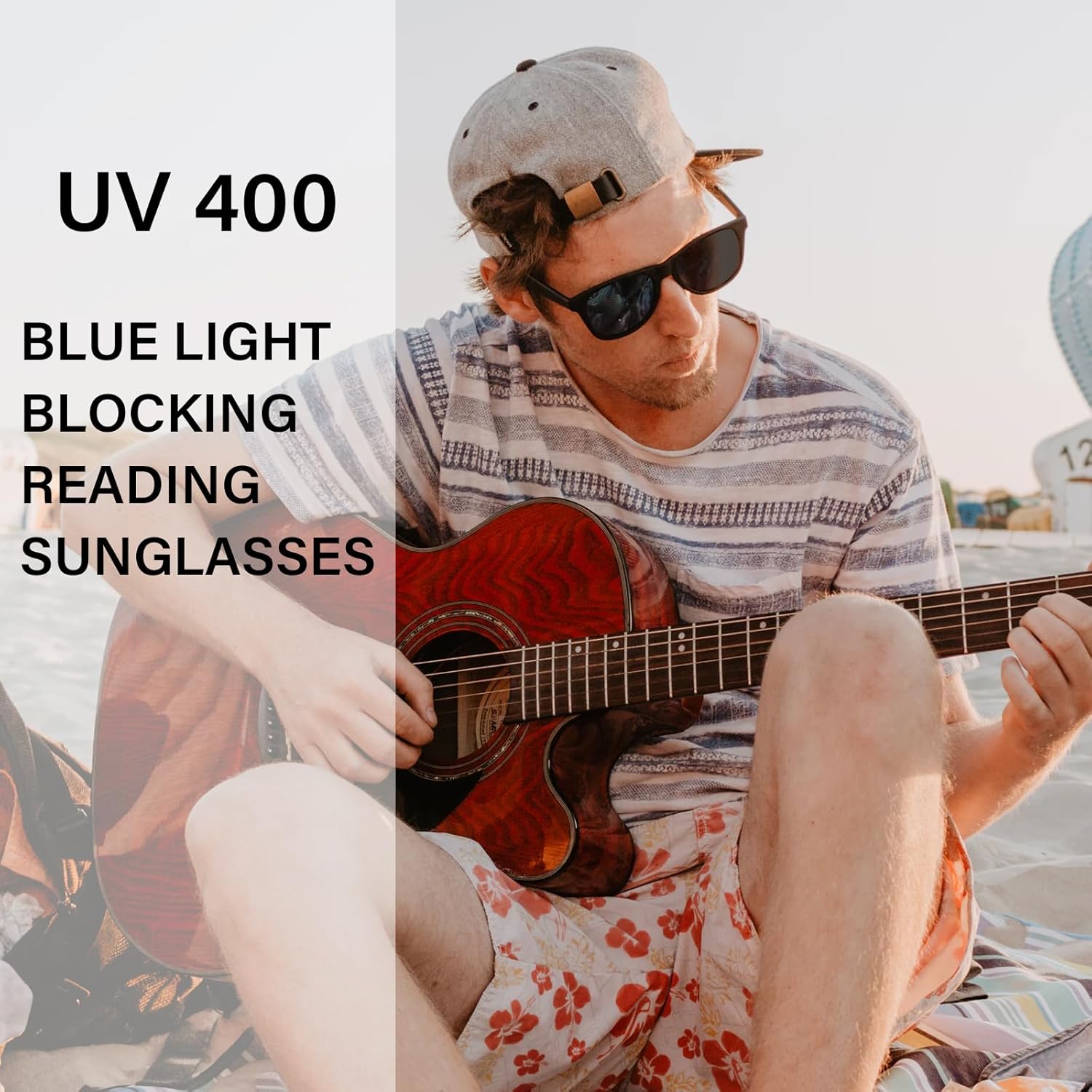 Progressive Reading Sunglasses for Women and Men Spring Hinges Multifocal Readers Sunglasses UV400 Protection - Image 3