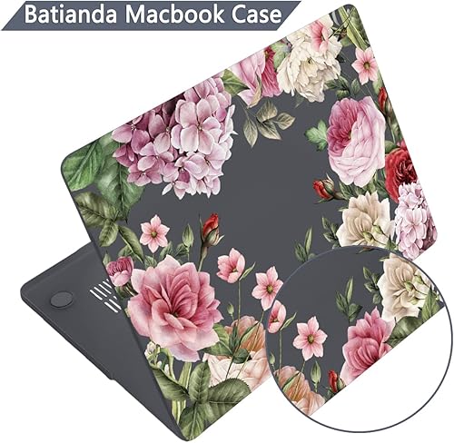 Miniatura 5 de Batianda Funda prémium para MacBook Air de 15 pulgadas 2023 con chip M2 modelo A2941, carcasa rígida de plástico diseñada y cubierta de teclado y
