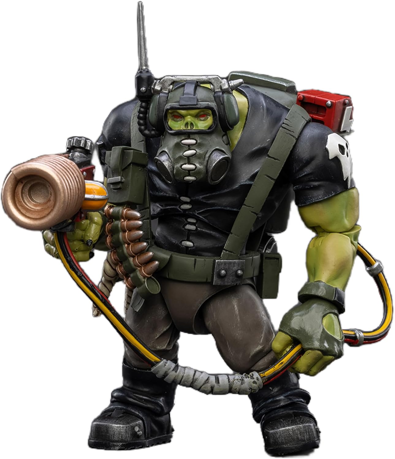 JOYTOY 1/18 Action Figures - Warhammer 40,000 Ork Kommandos Comms Boy Wagzuk - 5‘’,Classic Character,Collectible,Age 15 and Above