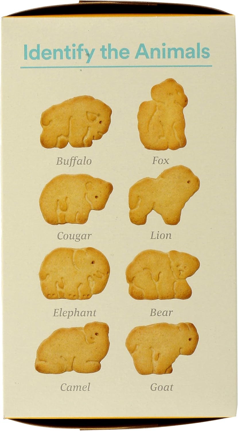 , Organic Multi Pa Vanilla Animal Cookie, 6.3 Ounce