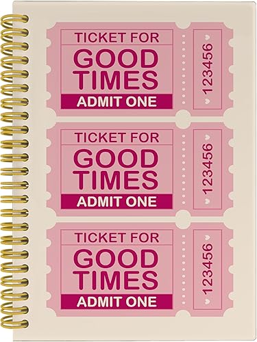 Miniatura 11 de Cuaderno rosa preparado – More Espresso Less Depresso, Funky Retro Y2K Trendy Pink Aesthetic Notebooks Journal, suministros de oficina rosa,