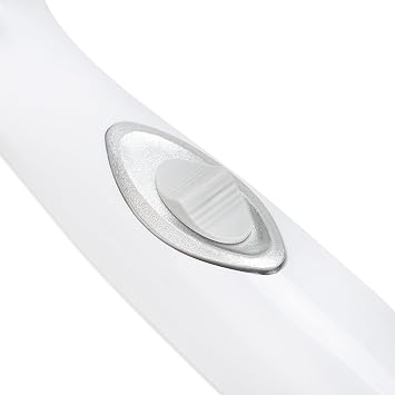 Camco RV Shower Head - Features Convenient On/Off Switch & 5 Different Spray Patterns - Designed to Conserve Potable Water - Simple to Clean w/Rubber Spray Tips - White (43711)