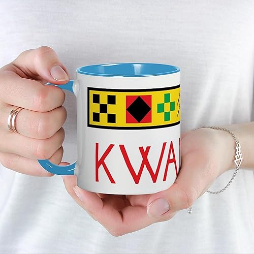 Vista 84 de CafePress Kwanzaa Principles - Taza de café de cerámica, taza de té, 11 onzas